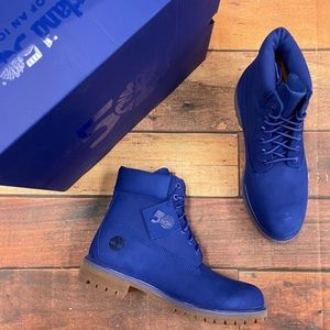 NEW IN BOX Timberland Classic 6” Boot 50th Annv. in Bright Blue Nubuck, Men’s 10